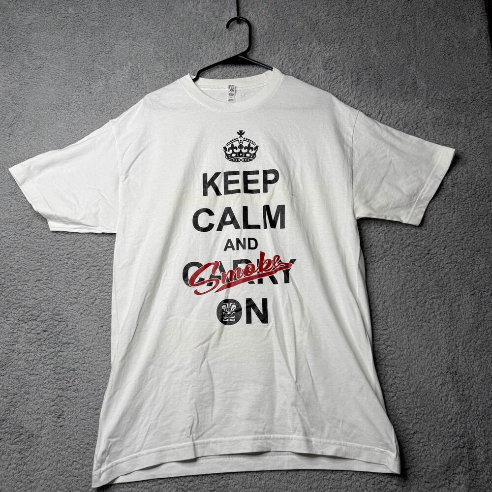 Hawaii T Shirt Men's Large White Graphic Short Sleeve